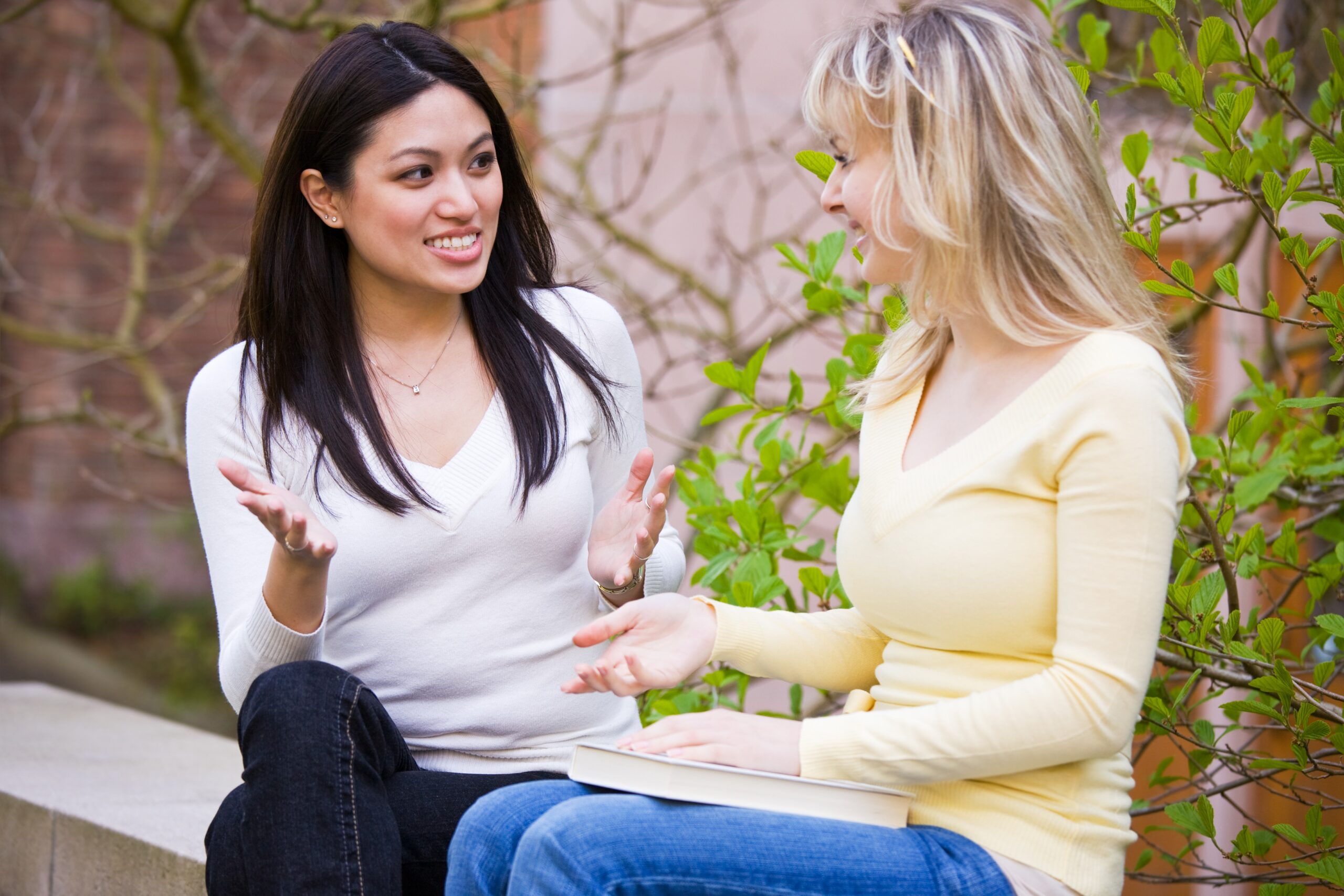 woman engaging in supportive psychotherapy